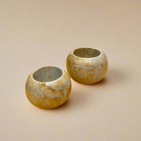 Resin Globe Catch-All, Cream