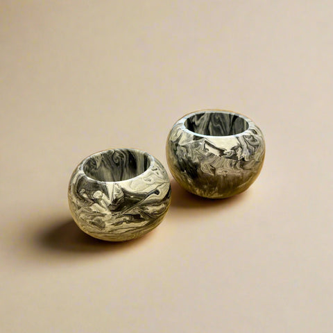 Resin Globe Catch-All, Black