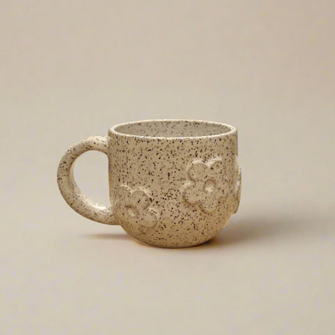 3D Daisy Mug, Speckled