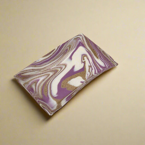 Lilac Swirl Trinket Tray