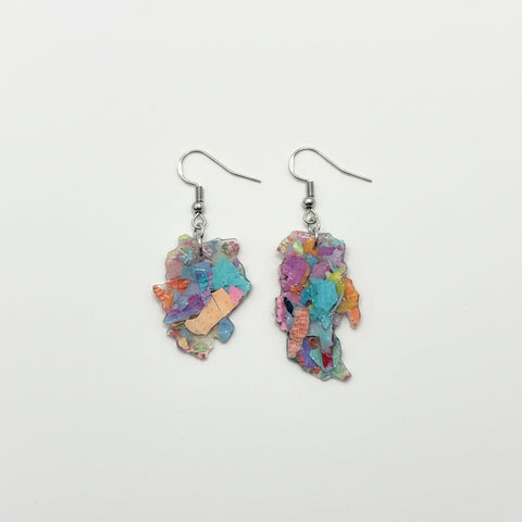 Artistic Artifact Earrings, Collage