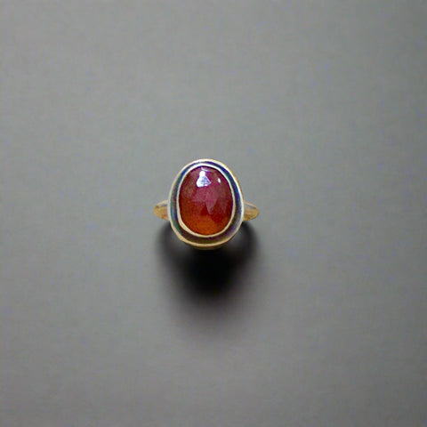 Garnet Statement Ring
