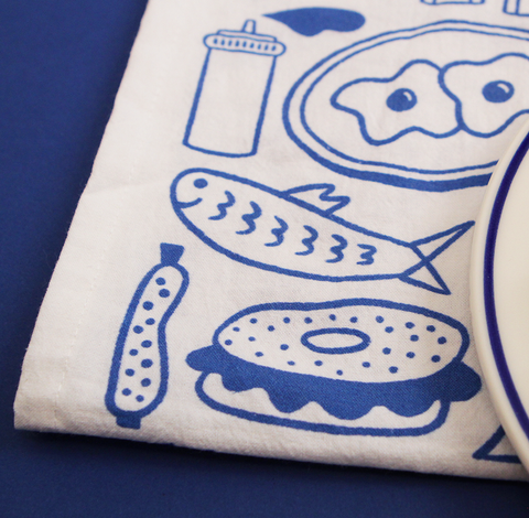Schmear Tea Towel