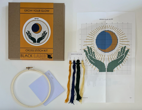 Grow Your Glow Cross Stitch Kit