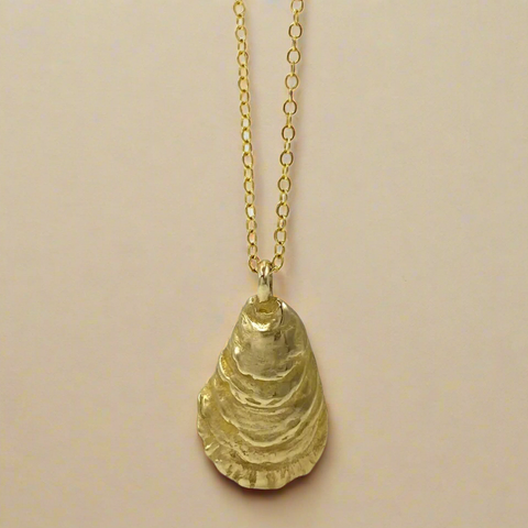 Bronze Oyster Necklace