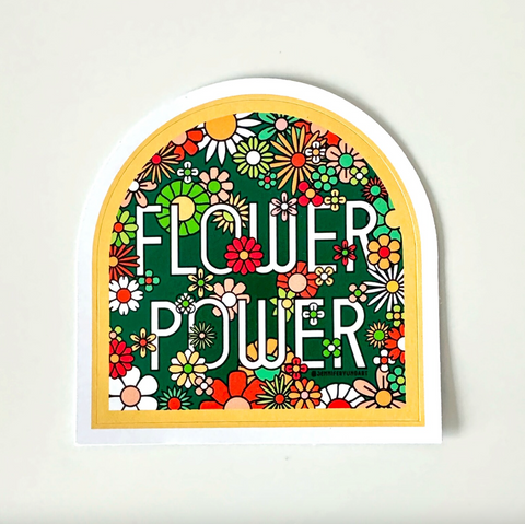 Flower Power Sticker
