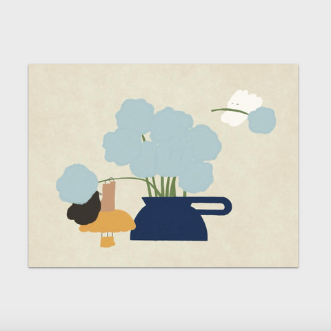 Arranging Flowers Print