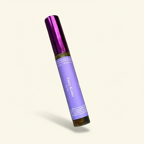 Lip balm with purple packaging 