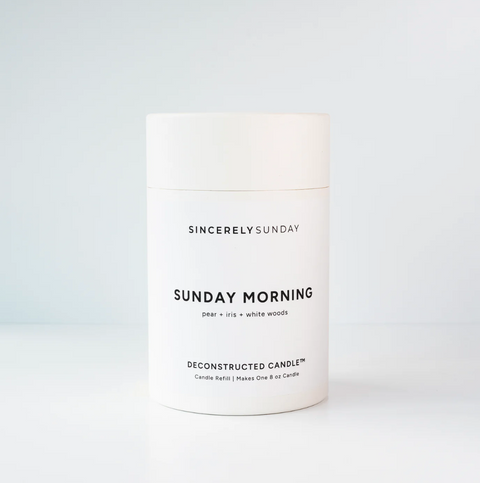 Sunday Morning Deconstructed Candle