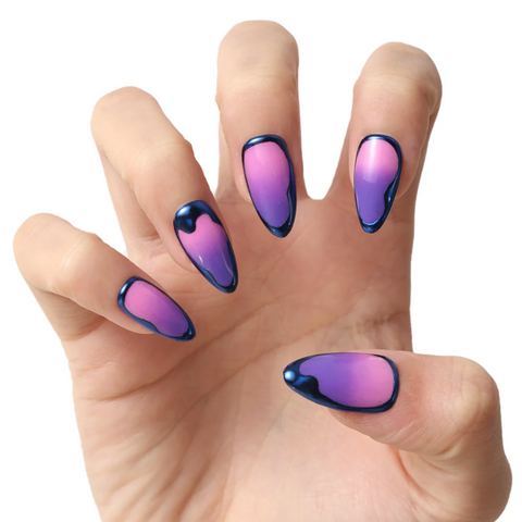 Manic Purple by TayBeepBoop Press-On Nail Kit