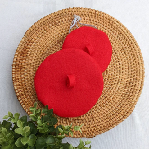 Dog Beret, Red