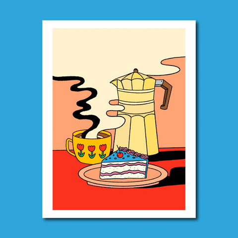 Coffee Still Life Print