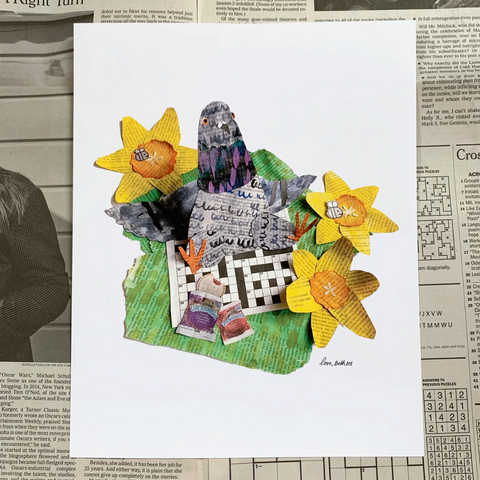 Picnic Pigeon Print