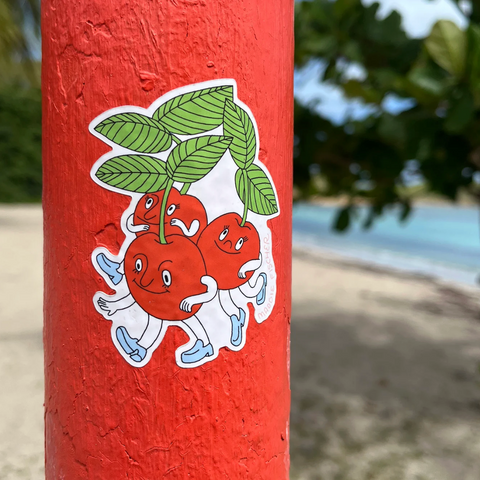 Cherry Trio Sticker