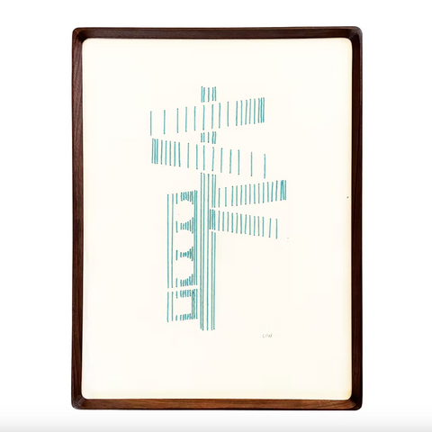 City Street Sign Fiber Artwork