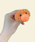 Colorful crochet toy stress ball
