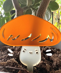 Mushroom shaped planter decoration