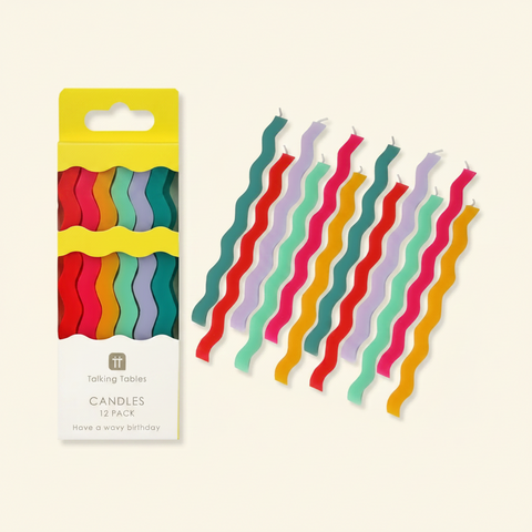 Wavy Celebration Candle Pack