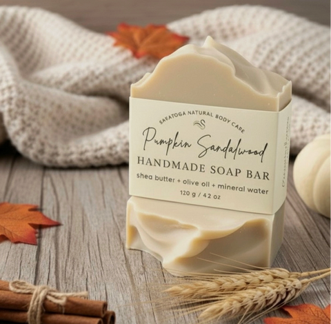 Pumpkin Sandalwood Soap Bar