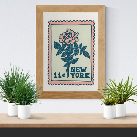 NY State Flower Print