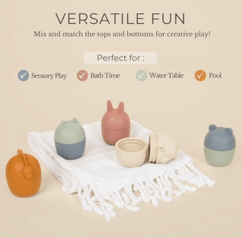Animal Bath Toy Set - The WonderMart