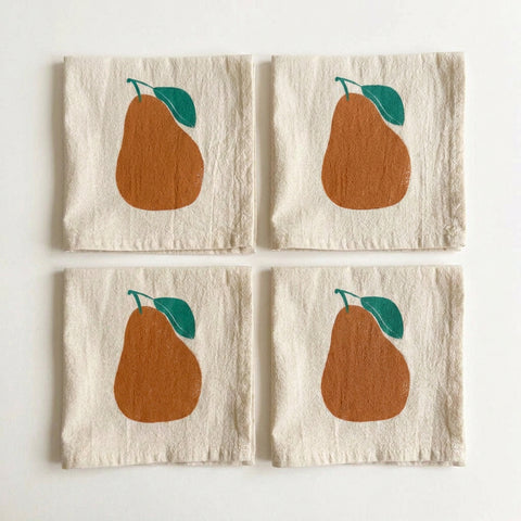 Pears Printed Napkin Set