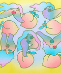 Baubo's Peaches Print - The WonderMart
