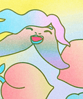Baubo's Peaches Print - The WonderMart
