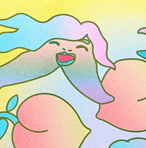 Baubo's Peaches Print - The WonderMart