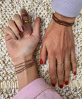 Beaded Silk Wrap Bracelet - The WonderMart