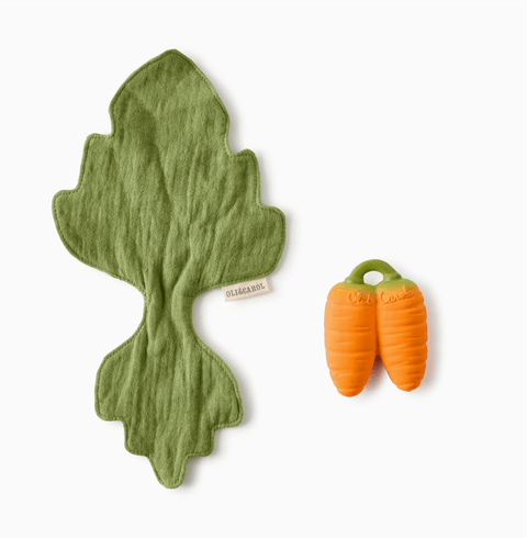 Cathy the Carrot Mini Doudou Teether - The WonderMart