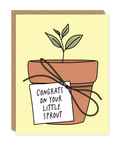 Congrats on Your Little Sprout Card - The WonderMart