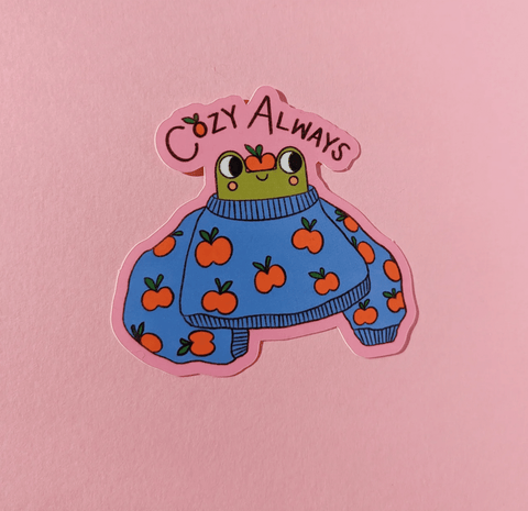 Cozy Always Sticker - The WonderMart