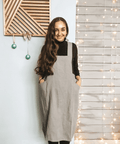 Crossback Linen Apron - The WonderMart