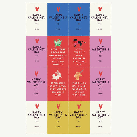 "Would You Rather" Class Valentines Card Set