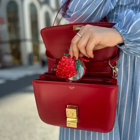 Strawberry Compact Mirror