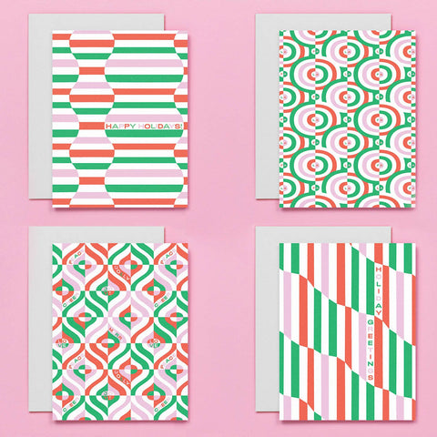 Hypnotic Holiday Greeting Card Set