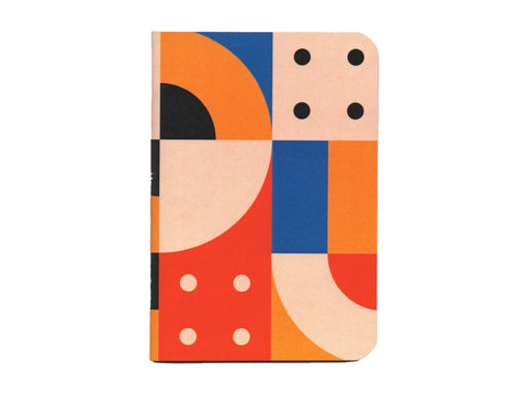 Geometric Design No. 2 Handcrafted Pocket Notebook