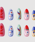 FLORAL GLAM Press - On Nail Kit - The WonderMart
