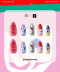 FLORAL GLAM Press - On Nail Kit - The WonderMart