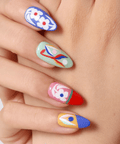 FLORAL GLAM Press - On Nail Kit - The WonderMart