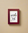 Framed Mini Block Print, Dirty Martini - The WonderMart