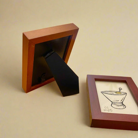 Framed Mini Block Print, Dirty Martini - The WonderMart