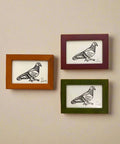 Framed Mini Block Print, Pigeon - The WonderMart