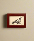 Framed Mini Block Print, Pigeon - The WonderMart