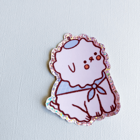 Glitter Pup Sticker - The WonderMart