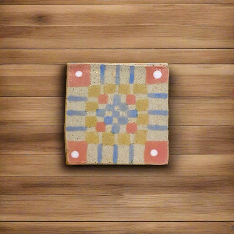 Hand Painted Tile Magnet - The WonderMart