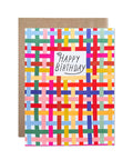 Happy Birthday Plaid Card - The WonderMart