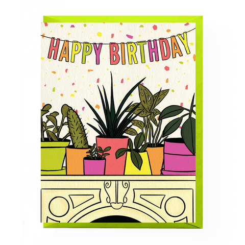 House Plant Birthday Card - The WonderMart