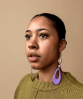 Kalinda Wood Drop Earrings - The WonderMart